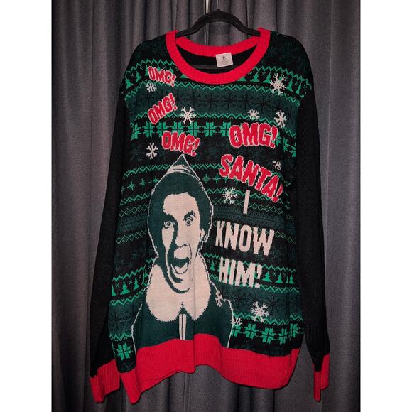 Ugly Christmas Sweater Xmas Size 3X elf - Picture 1 of 3